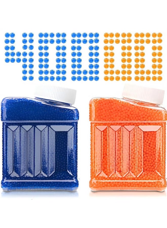 Tanyaz Water Bullets Beads Refill Ammo (7-8mm 2 pack, 20,000 Per Pack)–Water Balls Beads for Water Blaster Gun Toys, Non-Toxic Water-Based Balls Bullet(40000 Beads),Kids Tactile Sensory Toys